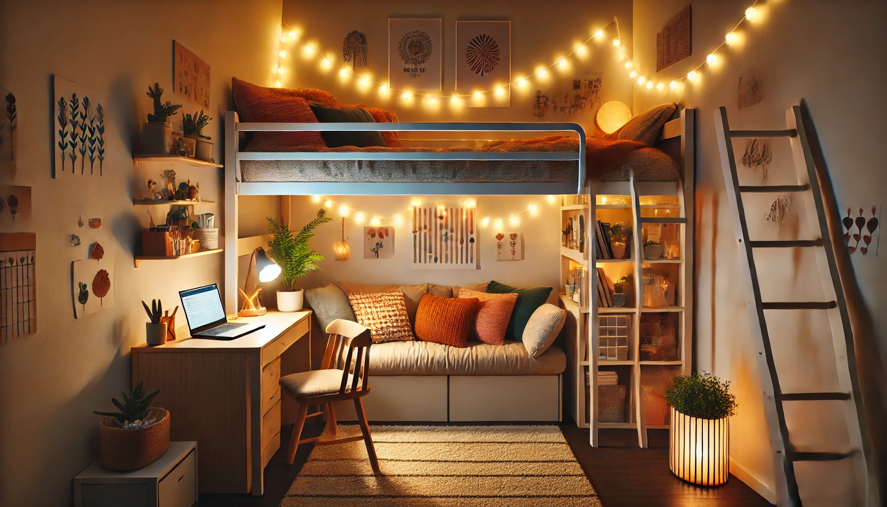 Cozy Dorm Room