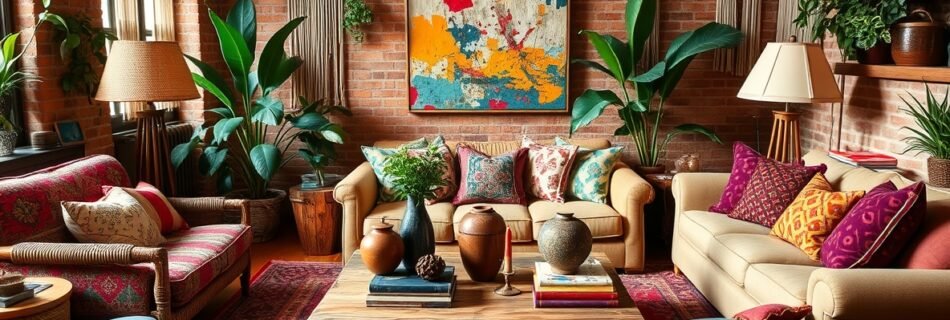Boho living room