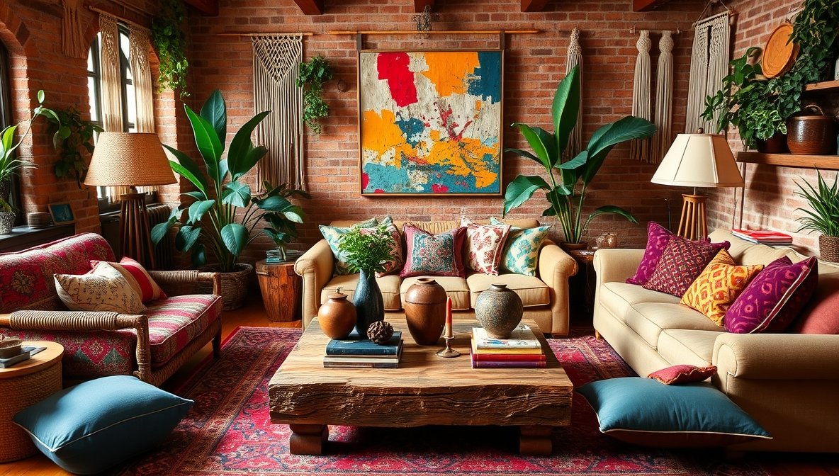 Boho living room