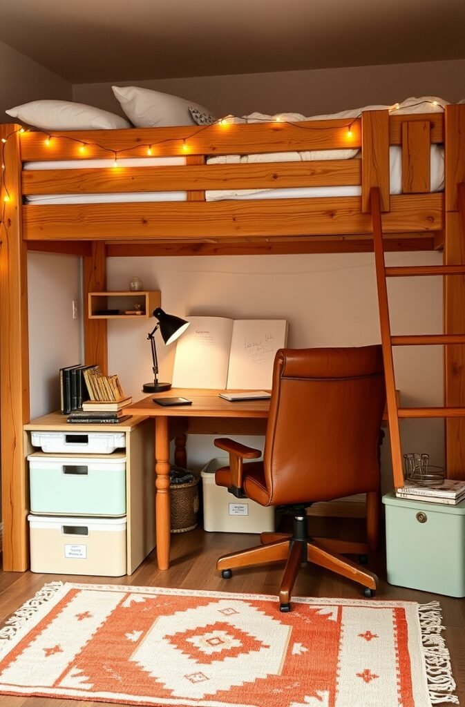 Loft Your Bed for Cozy Dorm Room