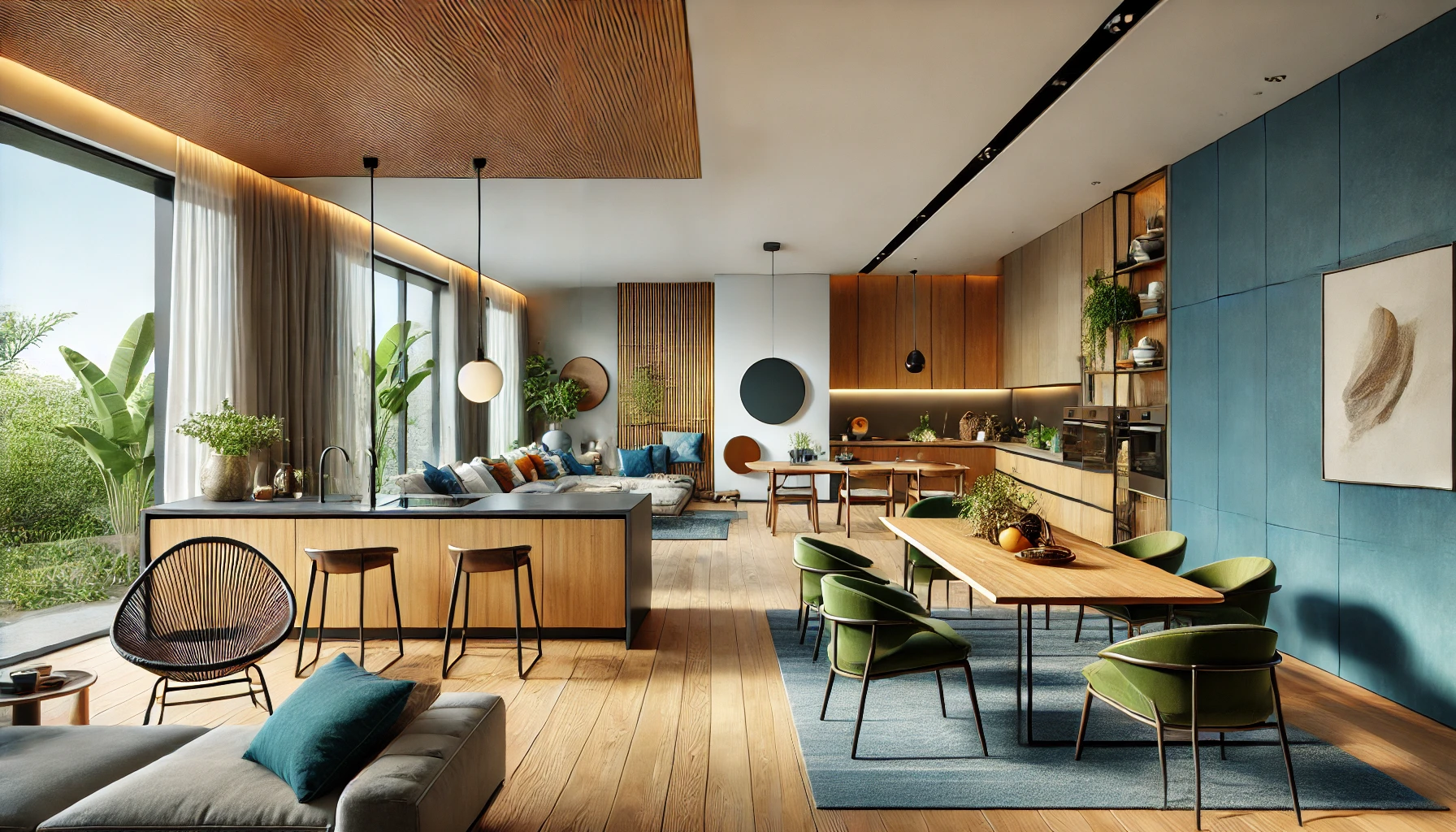 Open Kitchen Living Room