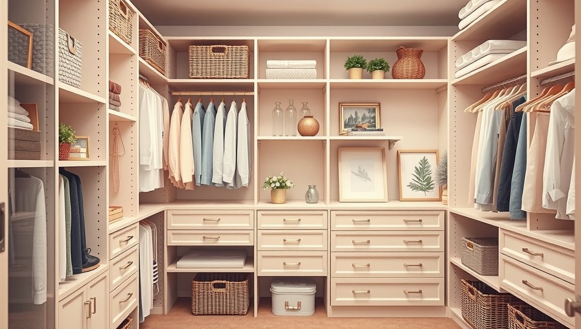 Practical and Cute Closet Organization Ideas