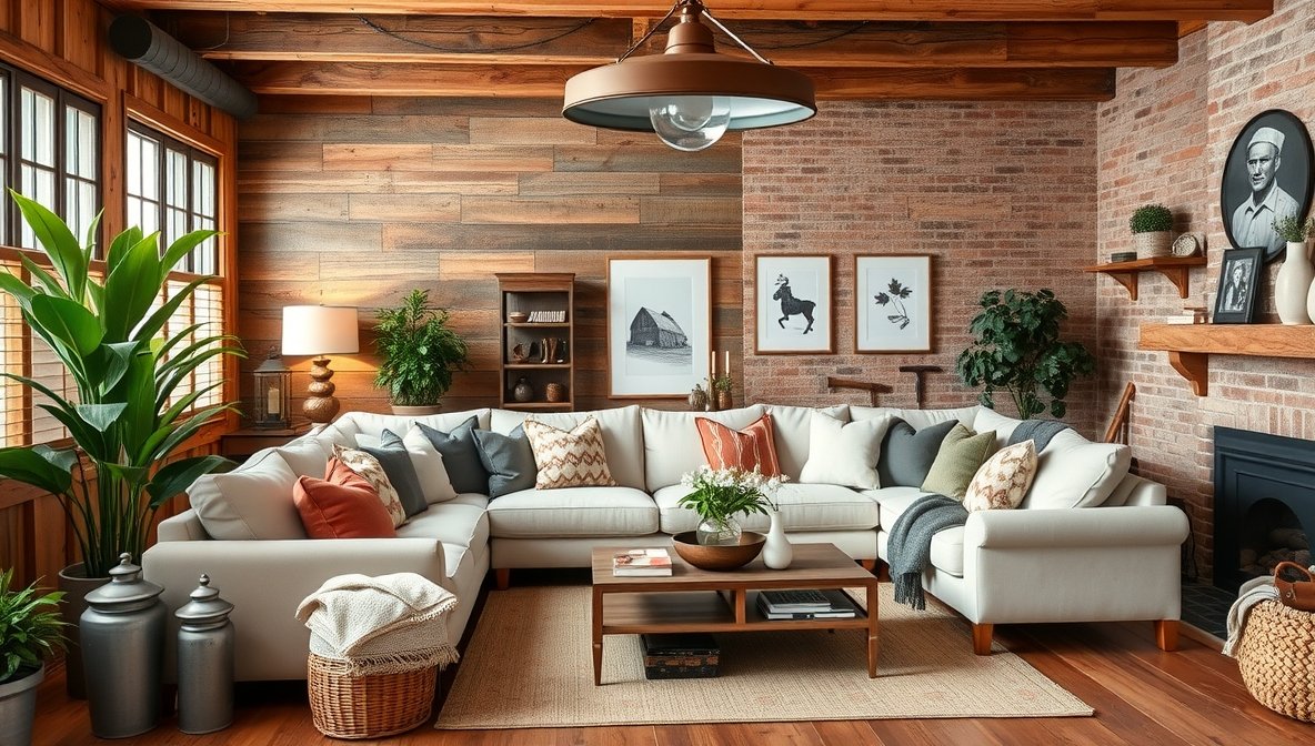 Modern Farmhouse Living Room Decor Ideas
