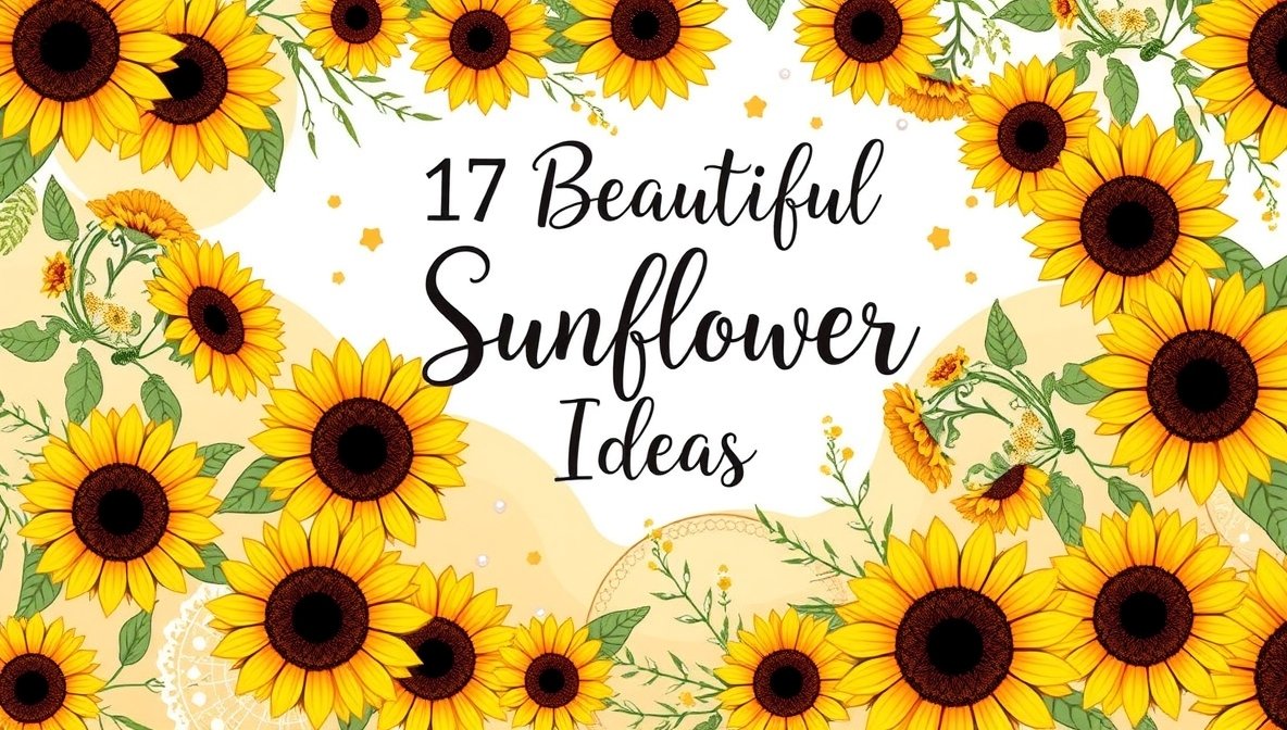 17 Beautiful Sunflower Wedding Ideas