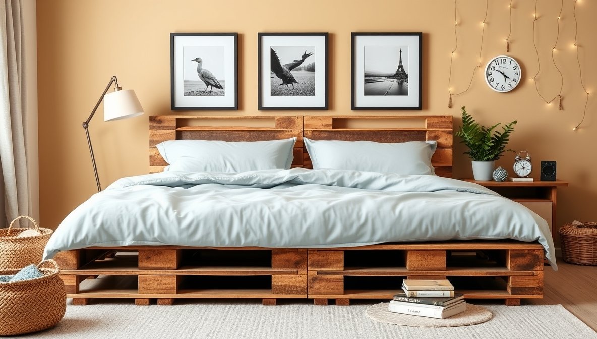 DIY Pallet Bed Frames