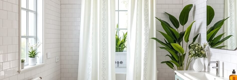 Stylish Bathroom Curtain Ideas