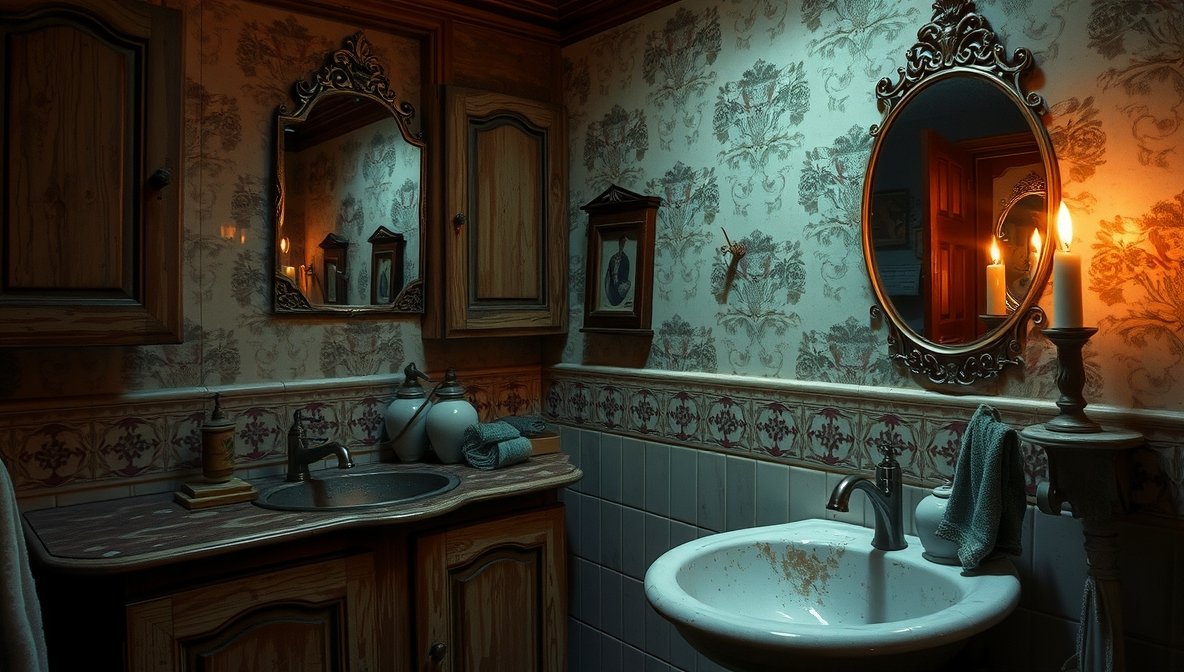 Moody Vintage Bathroom Ideas