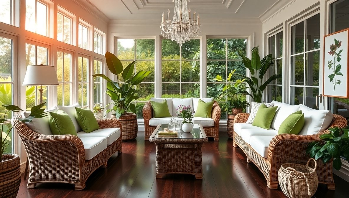 Furniture for a Cozy Sunroom Oasis