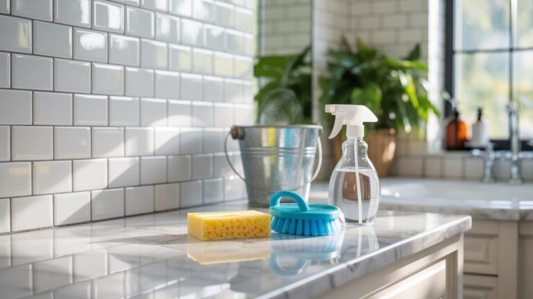 How to Clean Bathroom Tiles Properly